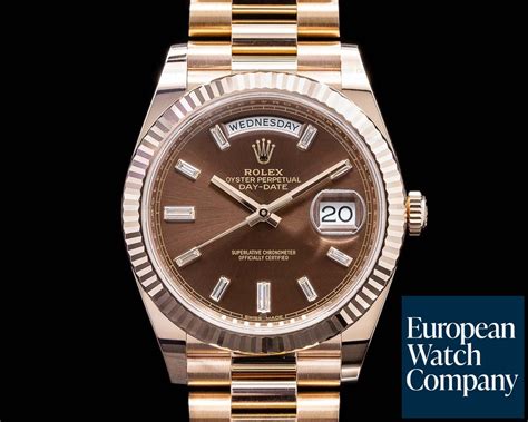 rolex daydate everose gold.